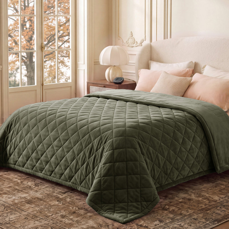 Couverture chauffante matelassée Cozy Winter Collection, Grand lit, Sirène