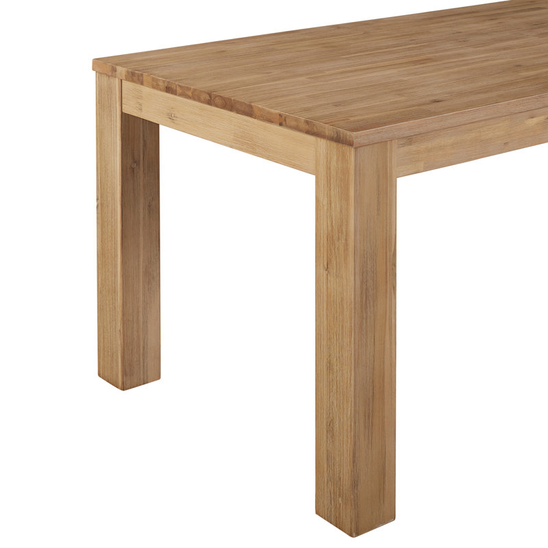 Bozrah Acacia Solid Wood Dining Table - Versatile Dining Furniture