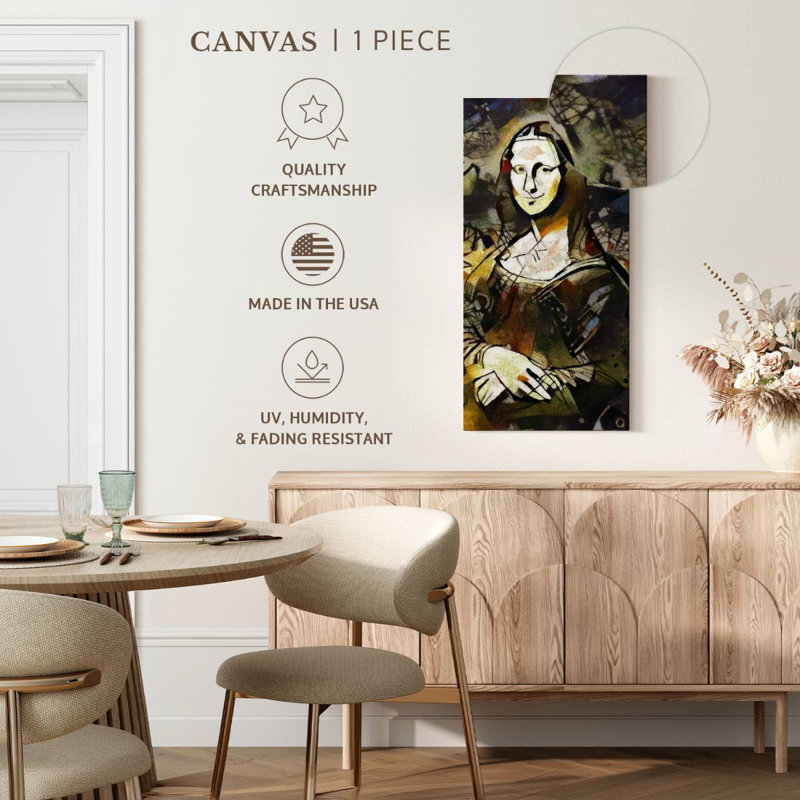 Mona Lisa Smile, H 24 po x l 12 po
