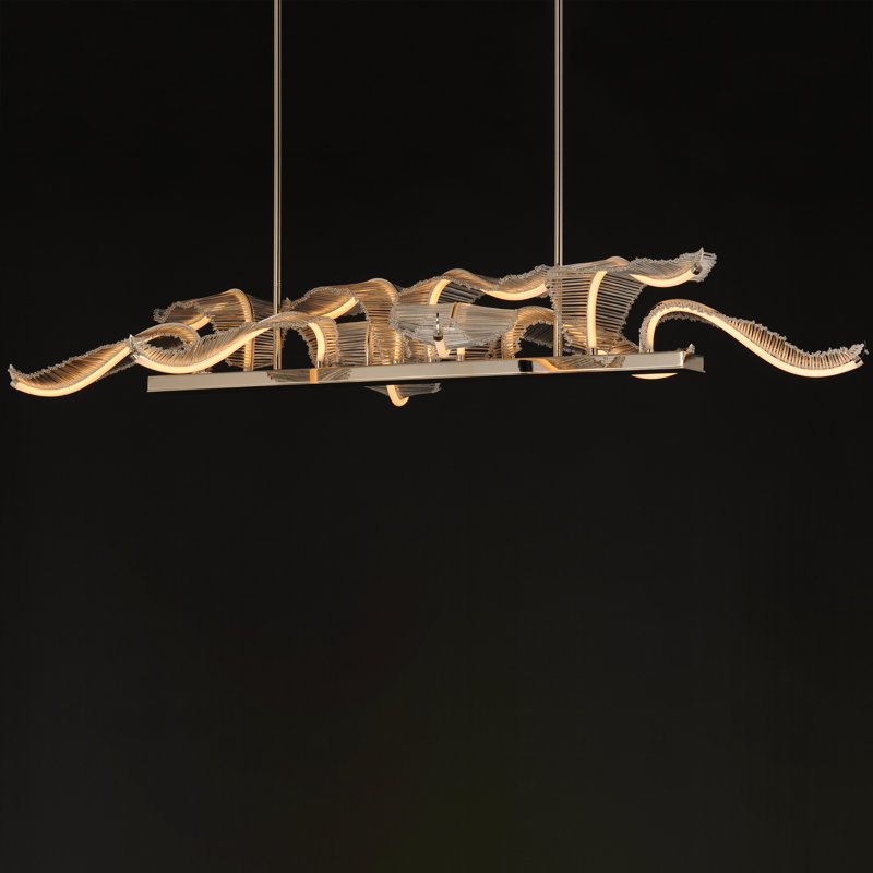 Lillet 10 - Light LED Pendant, Polished Nickel
