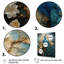 Illustration encaustique de paon d'Yvens II - paon, art mural-1403864939-1348440883