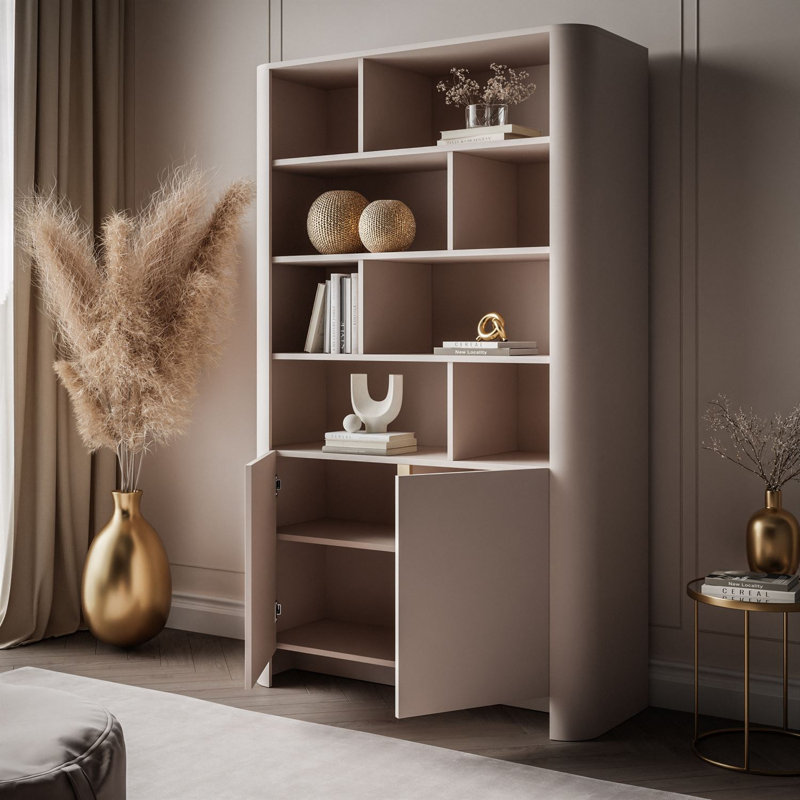 170cm H x 103cm W Bookcase, Cashmere