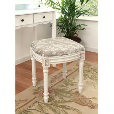 Geraldine Solid Wood Accent Stool