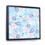 «Red Sea Stars With Blue Seashells», reproduction d'art sur toile à motifs-66809938-66809929