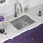 23" L x 19" W Undermount Kitchen Sink with Faucet