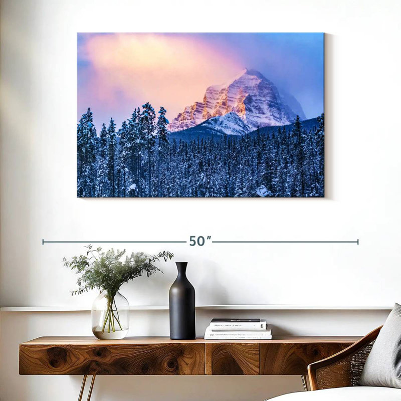 Alvord Banff Snow Mountain, H 26 po x l 39 po