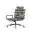 Chaise de bureau en cuir Grain