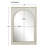 Latris Metal PATTERN Wall Mirror