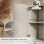 Designer Modern Minimalist Style 31.5'' Fluted Panel Sideboard-1143090442