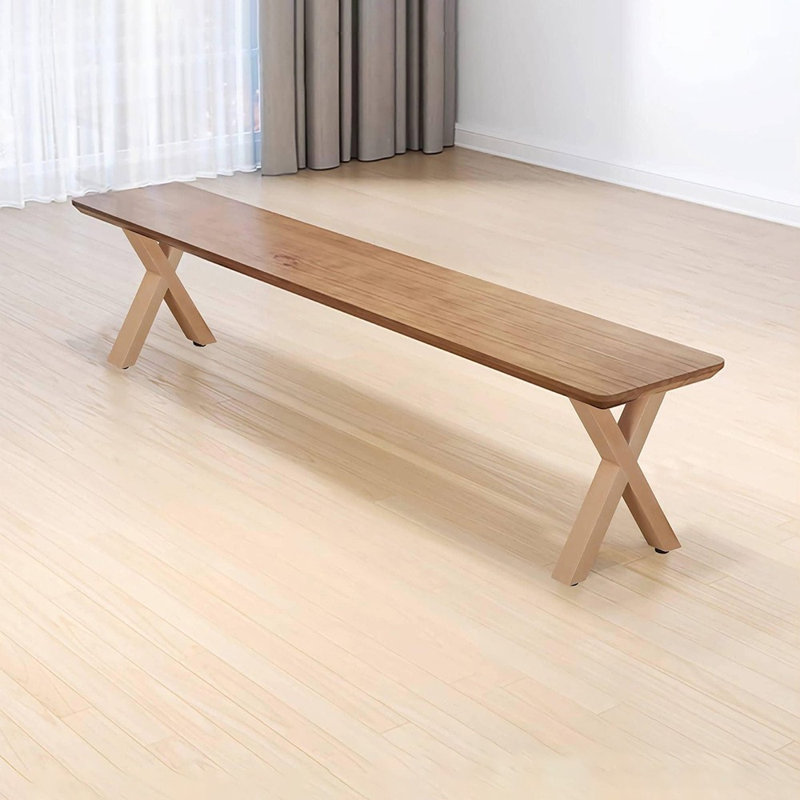 2Pcs Wooden Table Legs Desk Table Bench Furniture X-Shaped Frame Legs DIY
