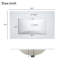 Meuble-lavabo de 30 pouces fabriqué à partir de matériaux naturels, avec des portes en rotin faites à la main et des mécanismes de fermeture en douceur