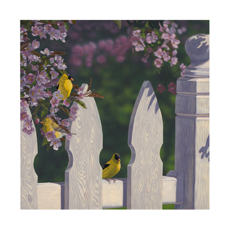Art sur toile Jeff Hoff, H 14 po x l 14 po