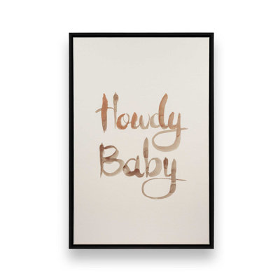 Howdy Baby, reproduction sur toile