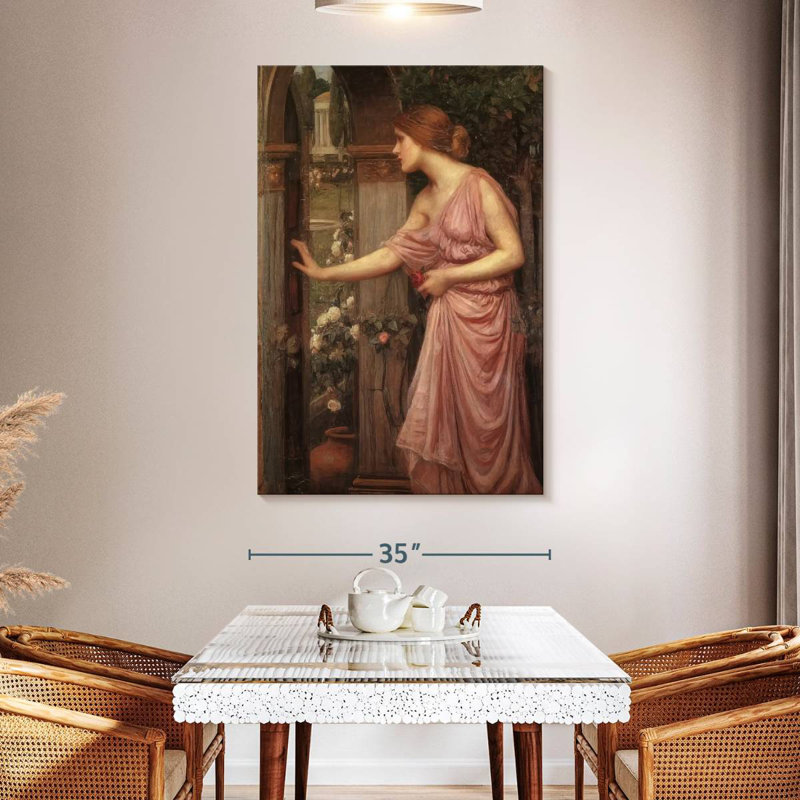 Leisha Psyche Entering Cupid's Garden, 51" H x 34" W