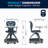  Mobile Desk Chair - 360° Tablet Rotation and Storage Cubby-40342674
