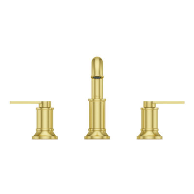 Colfax 2-Handle 8" Widespread Bathroom Faucet in Brushed Gold