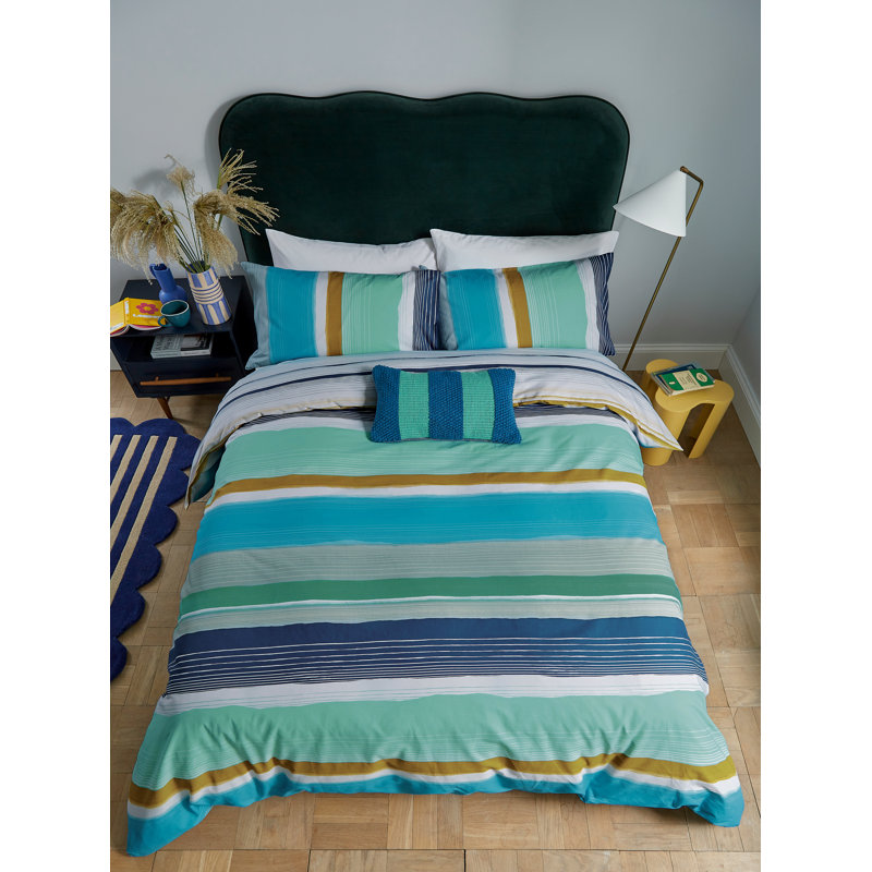 Carrie Cotton Duvet Cover Set, King Size Duvet Cover + 2 Pillowcases