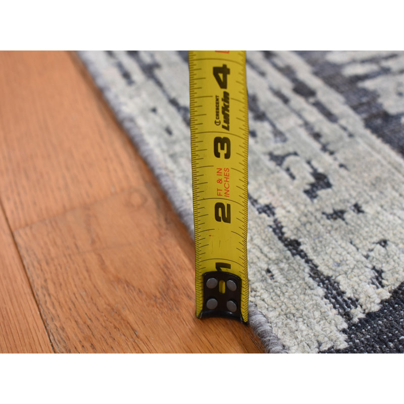 Tapis gris nouvel âge 4 pi x 6 pi 3 po Karna