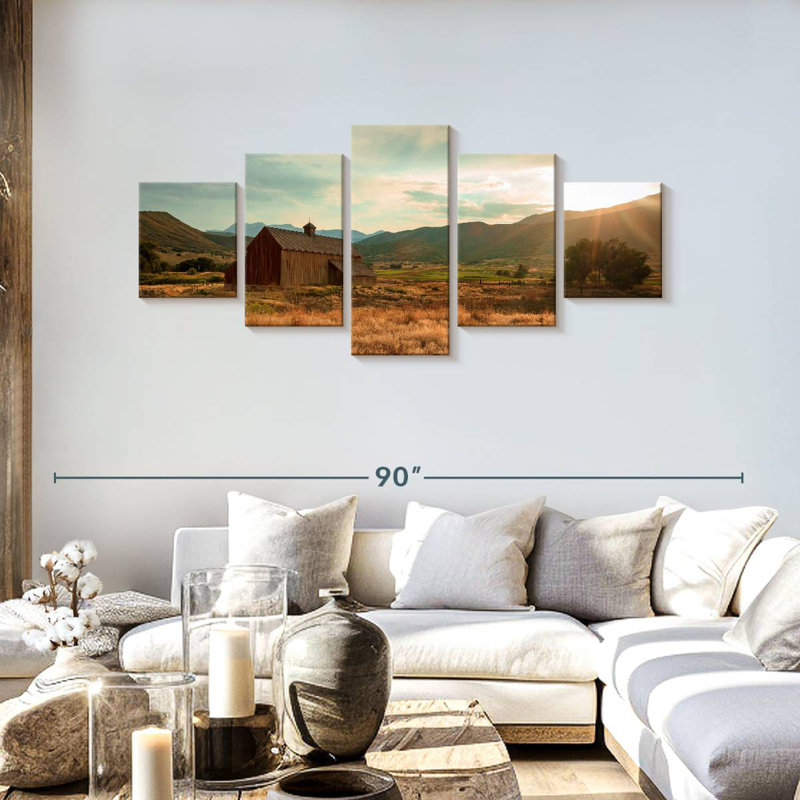 Rustic Farm Barn, H 30 po x l 68 po