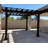 Solid Mission Brown Redwood Pergola-997436416