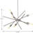 Astra 6 - Light Steel Dimmable Sputnik Sphere Chandelier-191484925