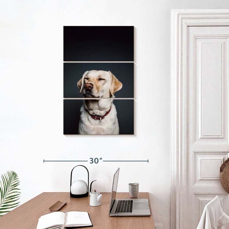 Brampt Squinting Labrador, 32" H x 20" W