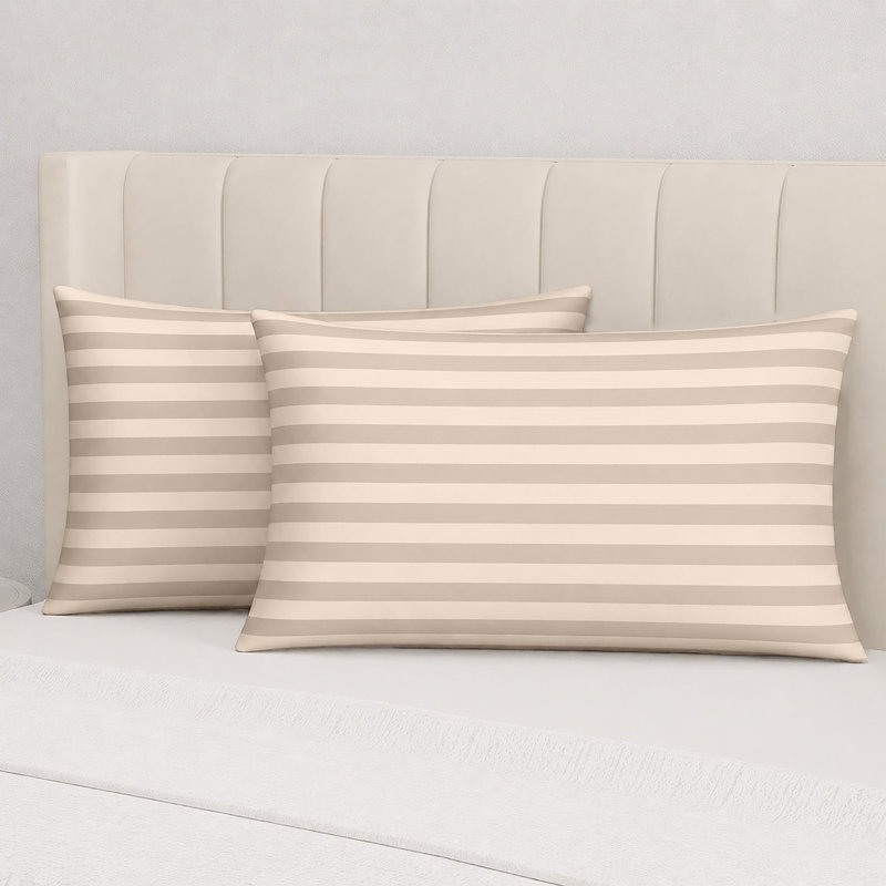 17 Stories Pillow Case, BEIGE