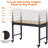 Manufactured Wood Top Height-Adjustable Workbench with Wheels-1496282673