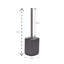 Echo Steel Toilet Brush & Holder-98942201