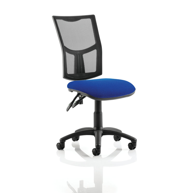 Eclipse Office Chair, Without Arm, Blue