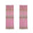 2 Panels Embroidered Blackout Pink Water Wave Curtain Head, Excluding Curtain Head-1503475408
