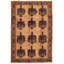 Tapis zone en laine 10 pi 7 po x 9 pi 10 po one-of-kind à la main-noué la 2010 baluch Shanksville