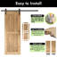 Porte de grange 4-en-1 de 30 po x 80 po Homquer de 30 po x 80 po Homquer-134426948