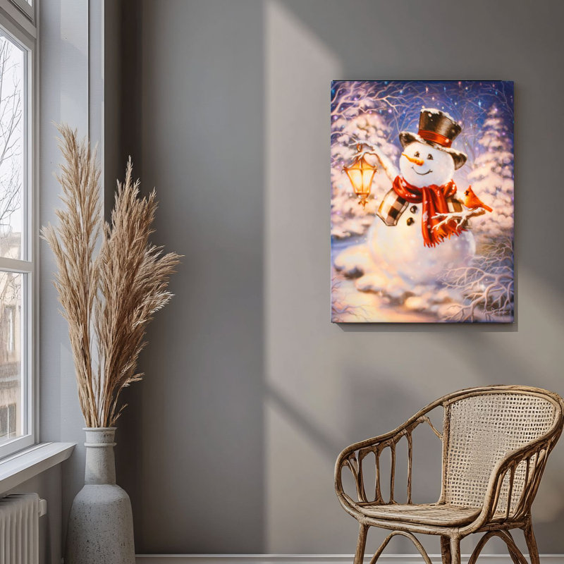 «Winter Magic», art mural entièrement éclairé à DEL 18 x 24