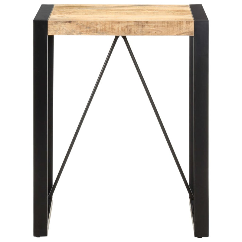 Pendergrass Dining Table, Black, 75cm H x 70cm W x 70cm L