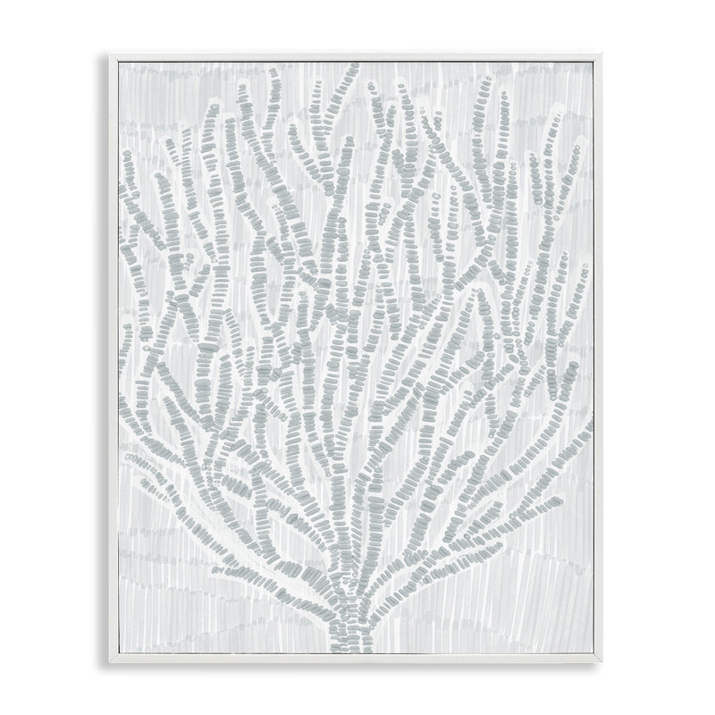«Giclee Art» par Jetty Home, LLC, Estampe numérique encadrée blanc bord de mer, H 30 po x l 24 po