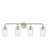 Celino Four-Light Bath & Vanity with Glass-973107385-973107335