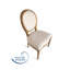 48cm H Polyester Blend Upholstered King Louis Back Accent-1465284558