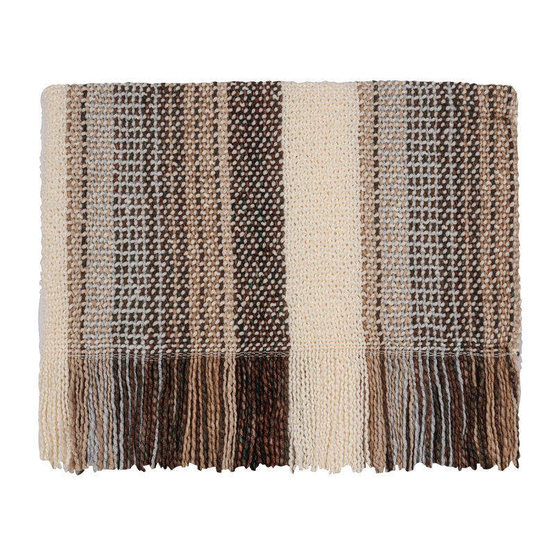Takara Decorative Throw, Macchiato