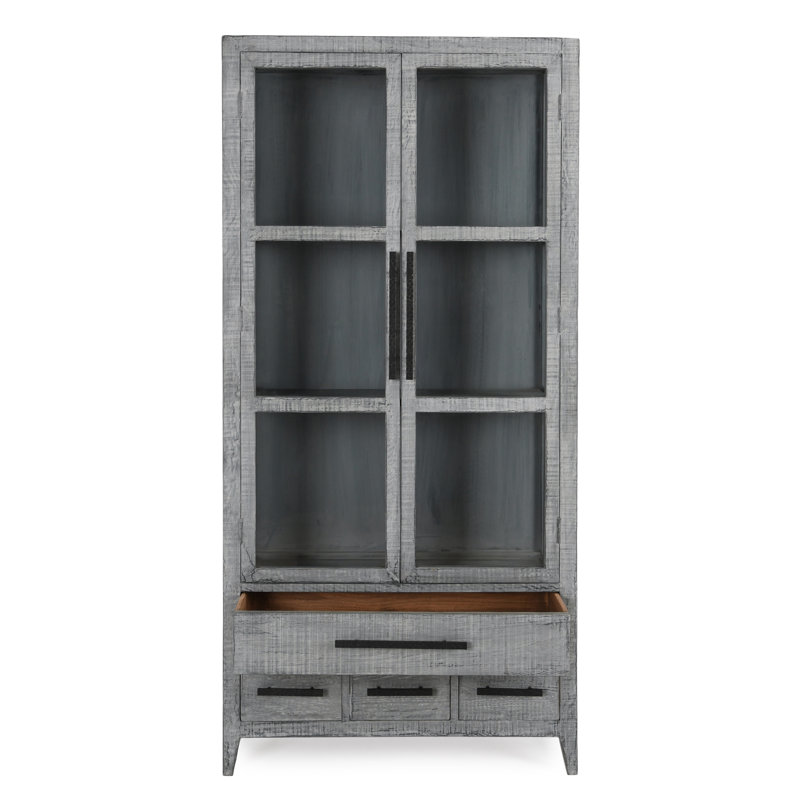Simon Tall Cabinet By Classic Home, Antique Blue