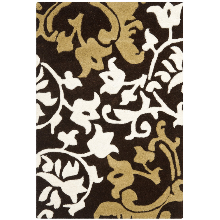 Avayah Soho Hand Tufted Wool And Viscose Floral Rug