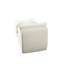 Méridienne compressée et tissu en chenille beige, siège en mousse haute densité, pour salon compact, style moderne beige-334039094
