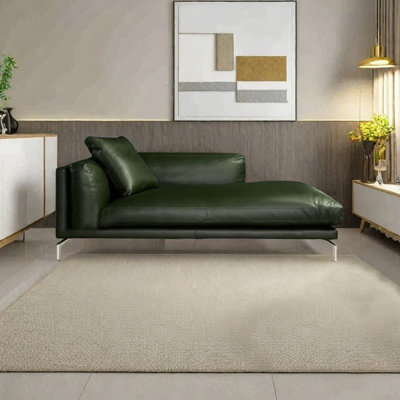 Light luxury sponge PU faux leather recliner