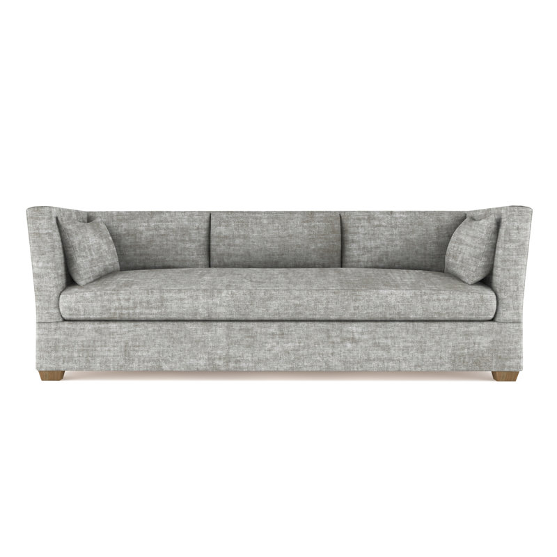 Sofa, Linen Graphite, 31" H x 108" W x 37" D