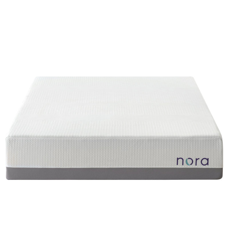 Nora Medium Cooling Gel Memory Foam Mattress with Cooling Cover, Queen, 12"