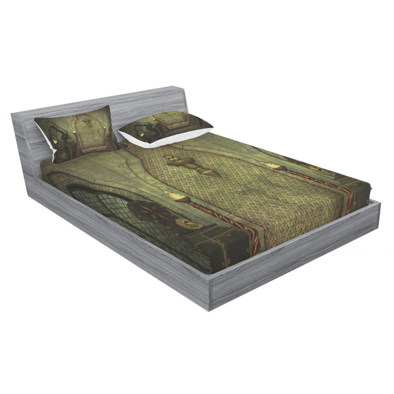 Microfiber Sheet Set, Queen Sheet Set with Fitted Sheet