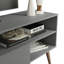 Meuble télé avec 1 porte, 4 tablettes pour téléviseur de 65 po ou moins IZZA, meuble audio-vidéo en bois-519284061