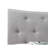 Gray Fabric Bed - Elegant Headboard And Supportive Structure Design Stable