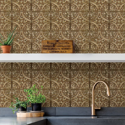 Chelsea 10" x 10" Peel and Stick Wall Paneling
