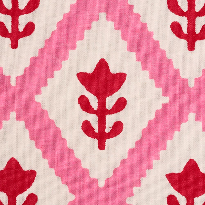 Schumacher x Molly Mahon Buti Fabric, Pink